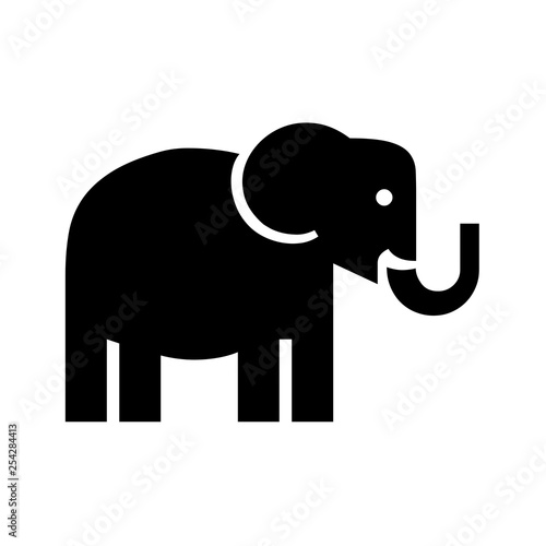 Elephant symbol icon
