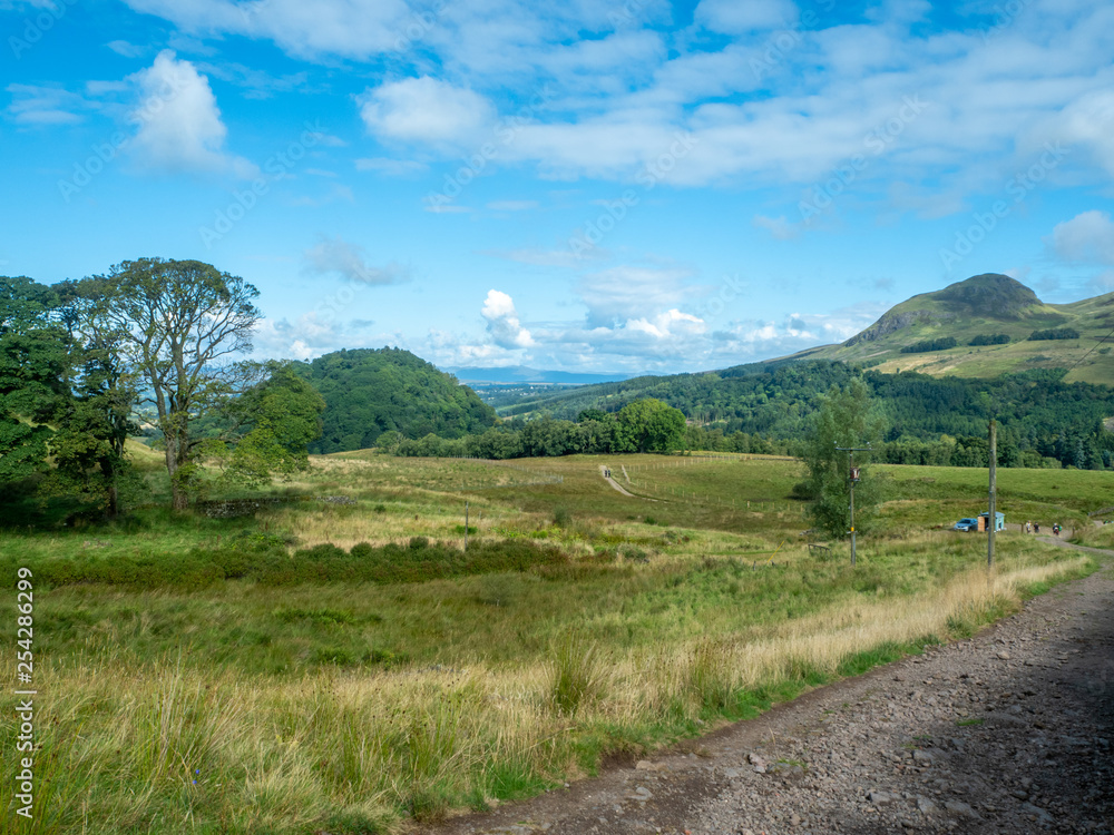 Fototapeta premium beautiful countryside lowlands of scotland