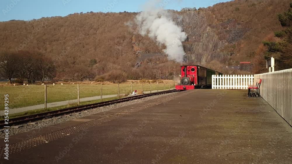 Taking a steam train around a lake Taking a steam train around a lake