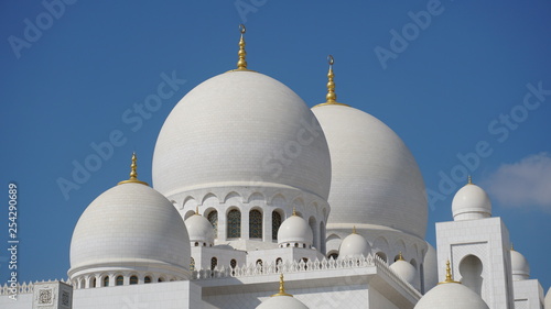 sheikh zayed mosque in abu dhabi united arab emirates