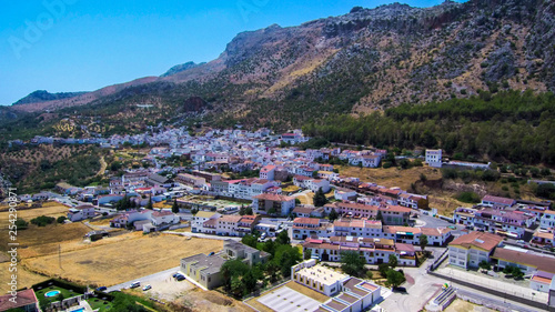 Malaga. Village of Benaojan. Andalusia.Spain. Drone Photo © VEOy.com