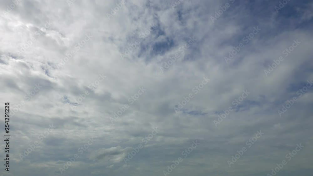 Relaxing cloud backdrop, time lapse moving across the sky Relaxing cloud backdrop, time lapse moving across the sky