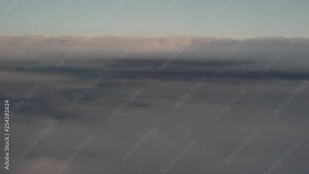 Emerging between layers of clouds - having a breathtaking view - 4K Emerging between layers of clouds - having a breathtaking view - 4K