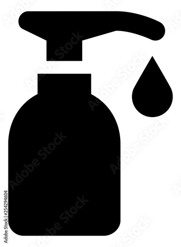 Lotion Soap Dispenser Vector Icon