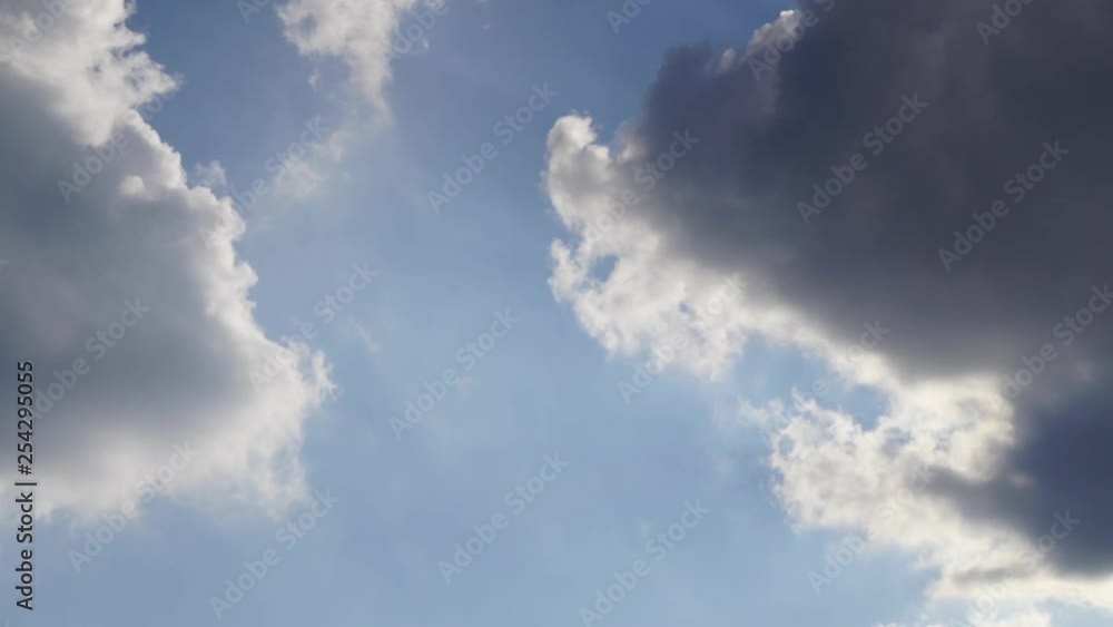Time-lapse movement of clouds Time-lapse movement of clouds