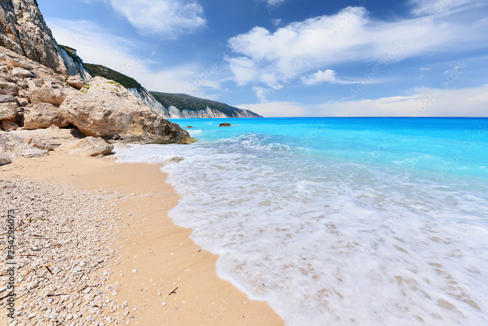 Landscape of Kefalonia island in Greece Landscape of Kefalonia island in Greece