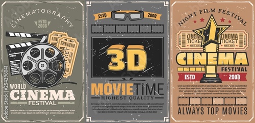 Cinema or movie theater, night film festival