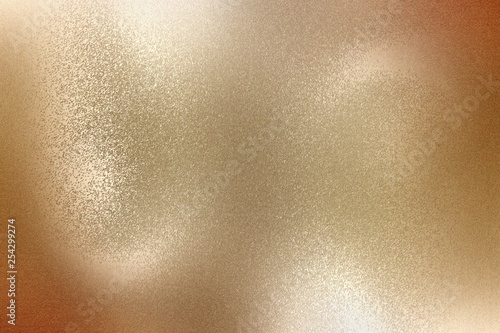 Shiny orange steel sheet, abstract texture background