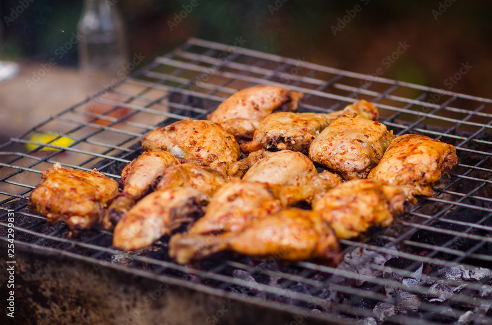 Chicken on the grill Chicken on the grill