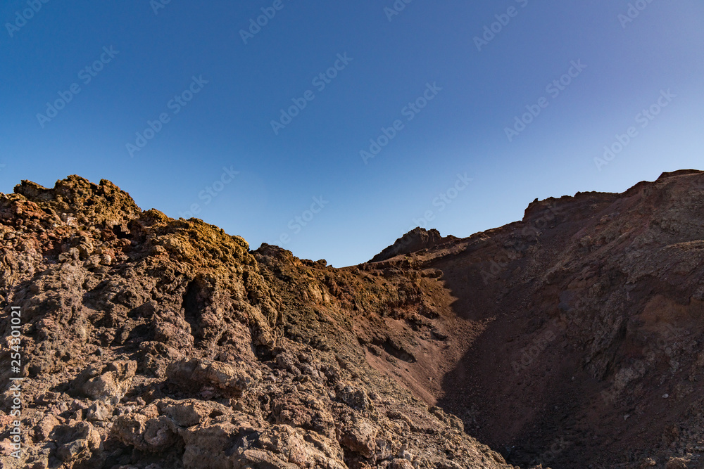 Landscape at the Teneguía volcano near Los Canarios ( Region Fuencaliente de La Palma ) at La Palma / Canary Islands Landscape at the Teneguía volcano near Los Canarios ( Region Fuencaliente de La Palma ) at La Palma / Canary Islands