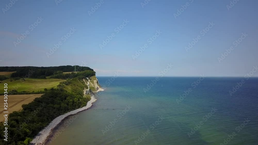 Aerial view of the coastline of the Juelsminde area with stunning blue water and great beaches. Aerial view of the coastline of the Juelsminde area with stunning blue water and great beaches.