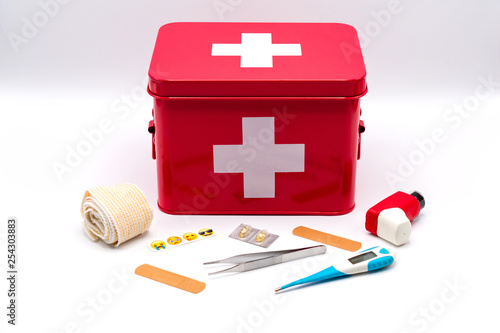 First aid kit for home health care