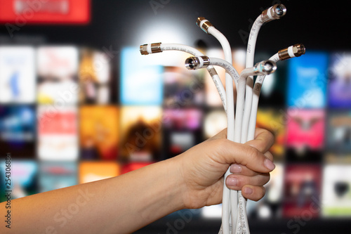 Cable cord cutting television