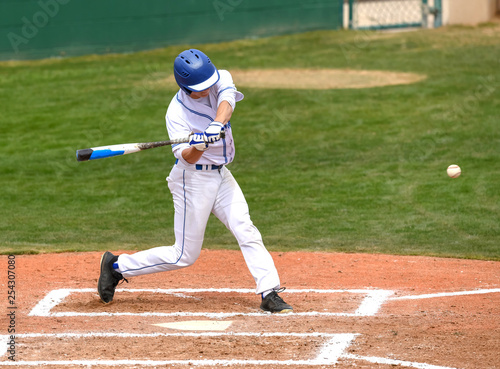 Photography Young athletic boys playing baseball