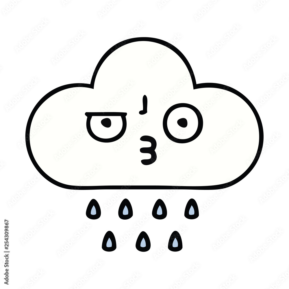 cute cartoon rain cloud cute cartoon rain cloud