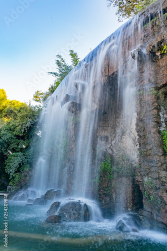 The Cascade Du Casteu waterfall in Castel Hill