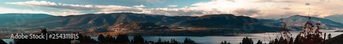 Kelowna landscape with lake