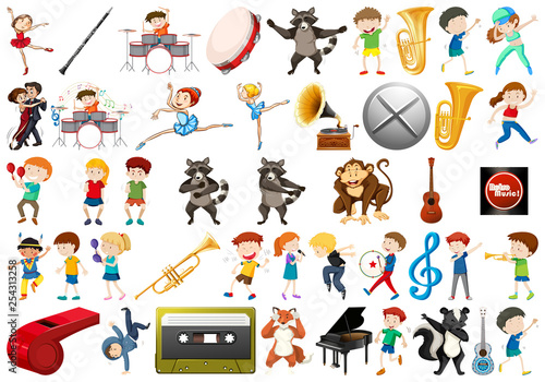 Set of music element