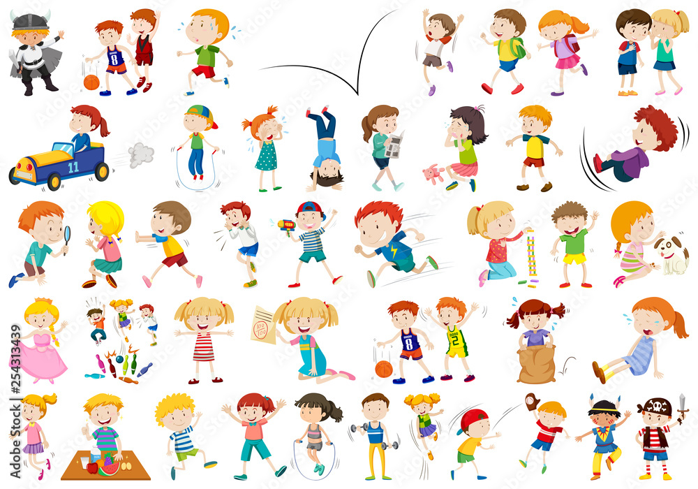 Set of people character Set of people character