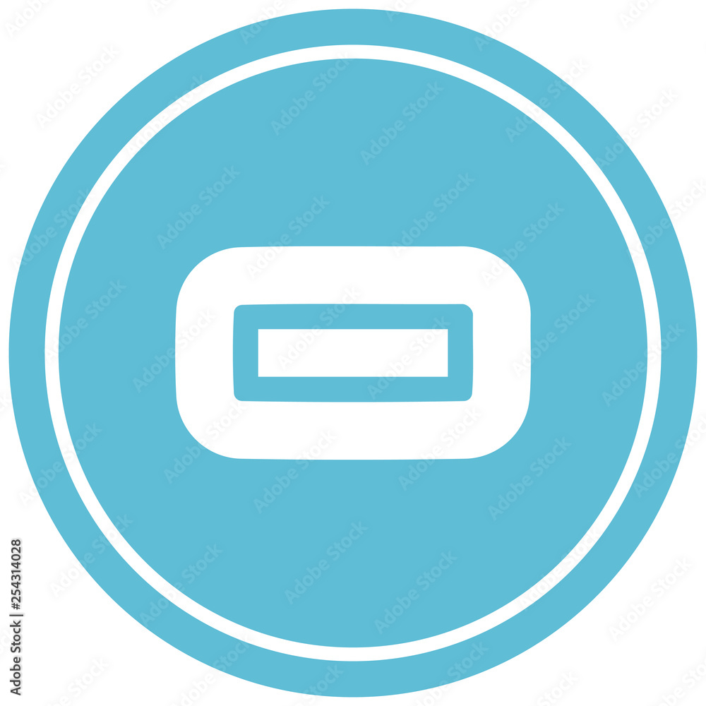 subtraction symbol circular icon subtraction symbol circular icon