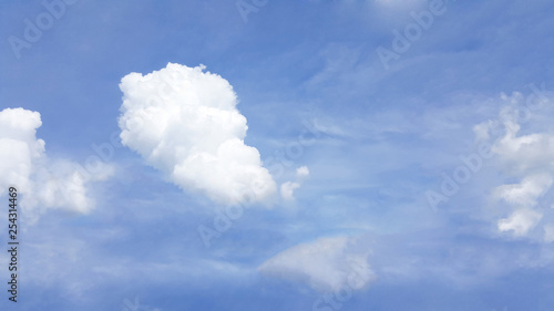 popular blue sky and white clouds wallpaper background