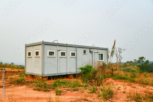 box container office / Administration settlement office at industrial site