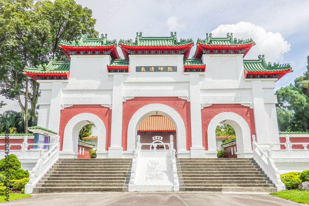 The main gate of China garden located in Singapore