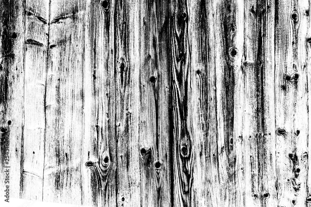 monochrome background of old worn darkened from time wooden board monochrome background of old worn darkened from time wooden board