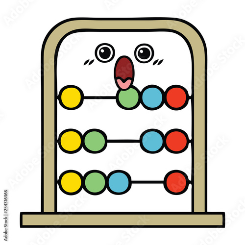 cute cartoon abacus