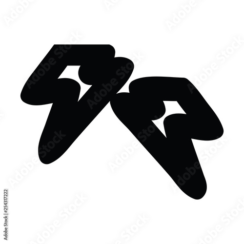 lightning bolts icon