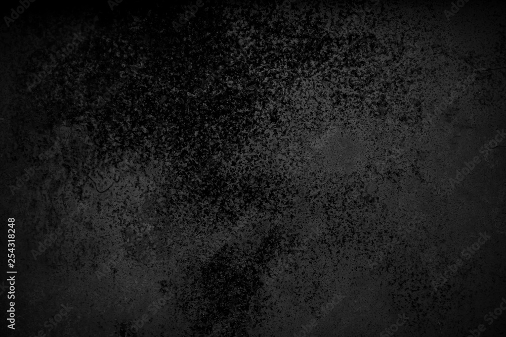 abstract black background with rough distressed aged texture, grunge  charcoal gray color background for vintage style cards or web backgrounds  or brochure backdrop for ads or other graphic art images Stock Photo |