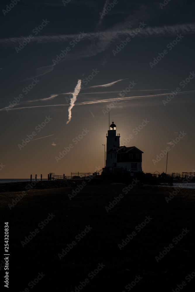 Lichthouse whit sunrise