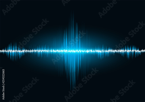 line soundwave abstract background