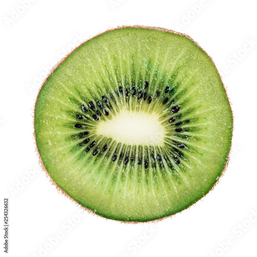 Slice of kiwi fruit