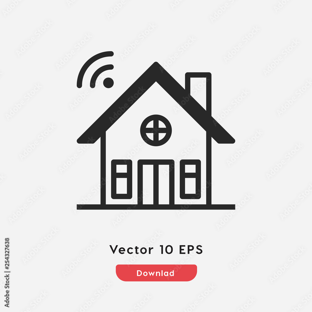 Smart home icon vector Smart home icon vector