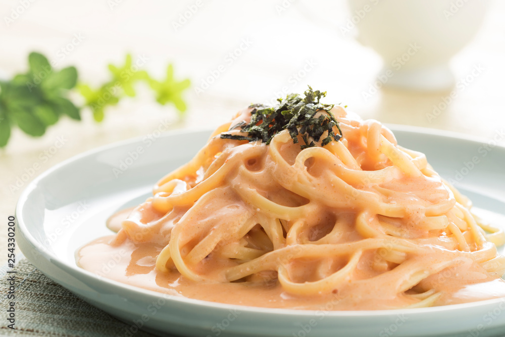 スパゲッティー 辛子明太子クリーム スパゲッティー 辛子明太子クリーム
