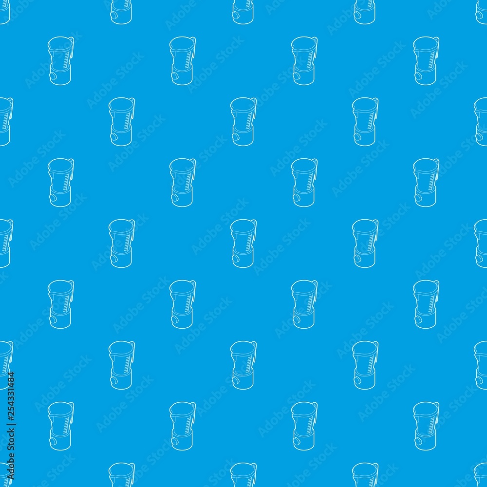 Kitchen blender machine pattern vector seamless blue repeat for any use Kitchen blender machine pattern vector seamless blue repeat for any use
