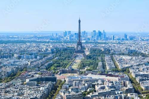Eiffel Tower seen from Montparnasse Tower Observation Deck © mathieulemauff