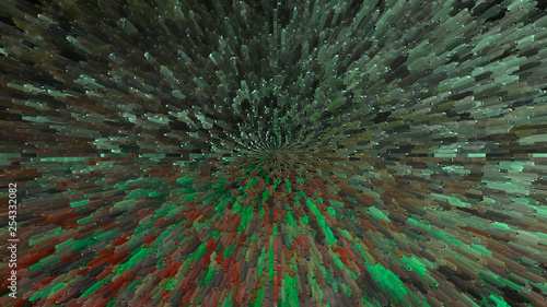 Colorful fractal backdrop. Star explosion background. Geometric splash wallpaper
