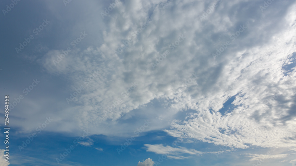 dramatic white cloud on blue sky, nature background dramatic white cloud on blue sky, nature background