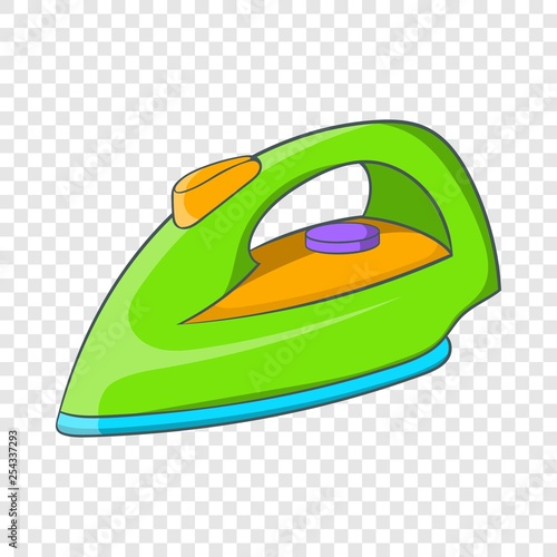 Iron icon in cartoon style isolated on background for any web design 