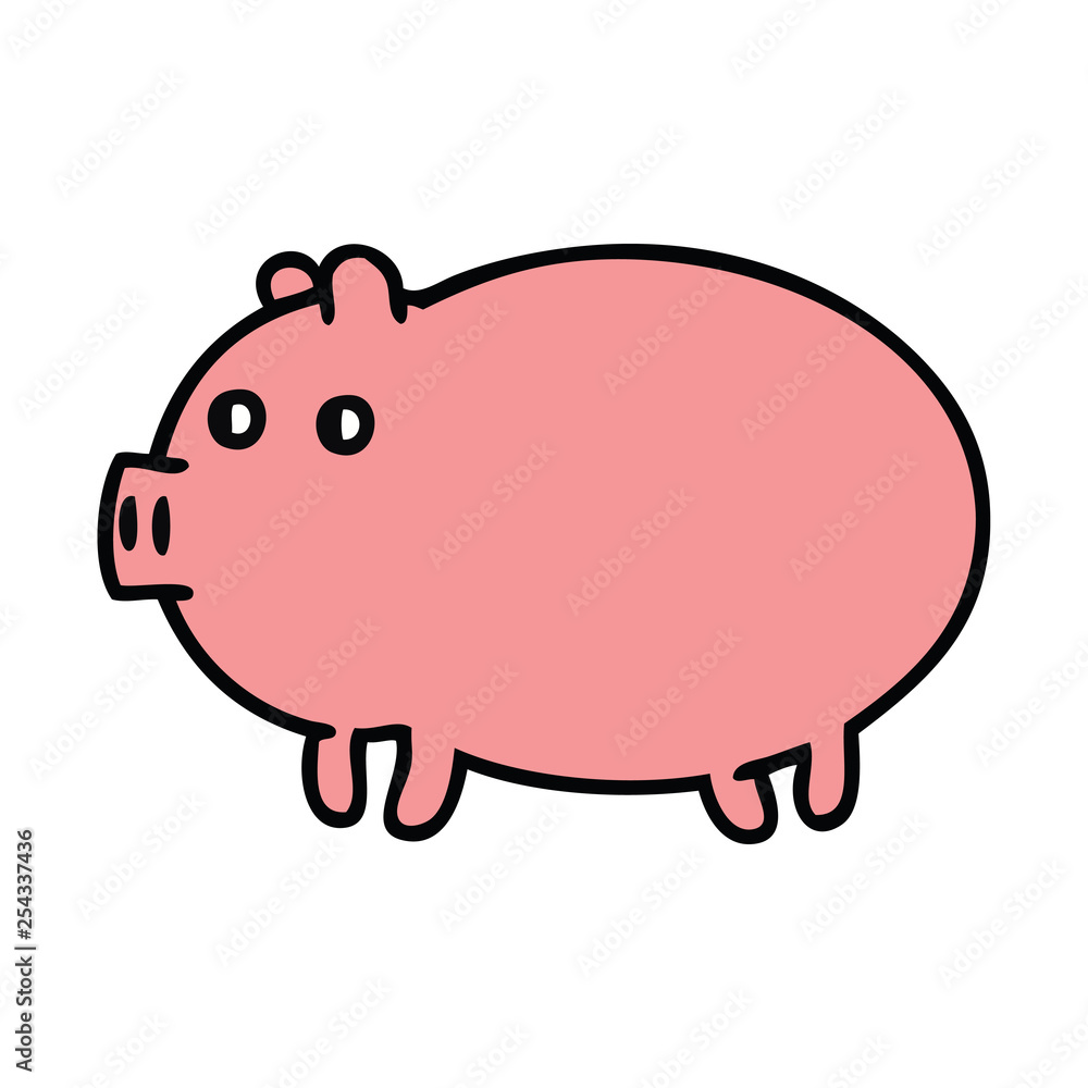 cute cartoon fat pig cute cartoon fat pig