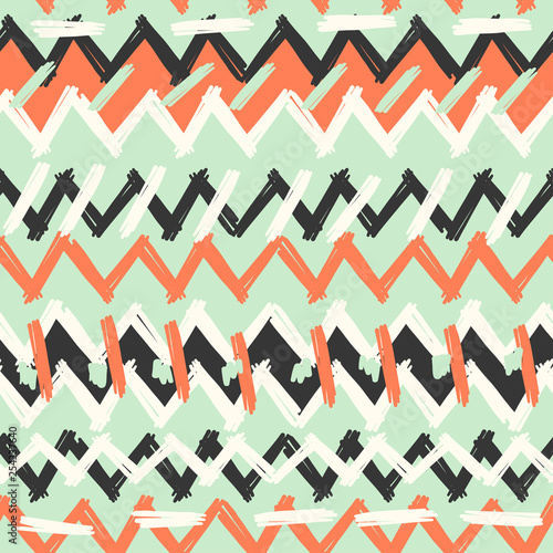 Abstract Ikat and boho style handcraft fabric pattern. Traditional Ethnic design for clothing and textile background, carpet or wallpaper