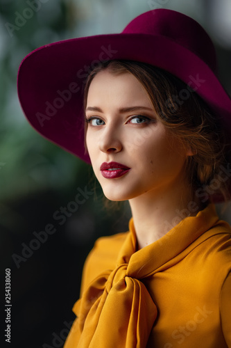 portrait of sensual young girl