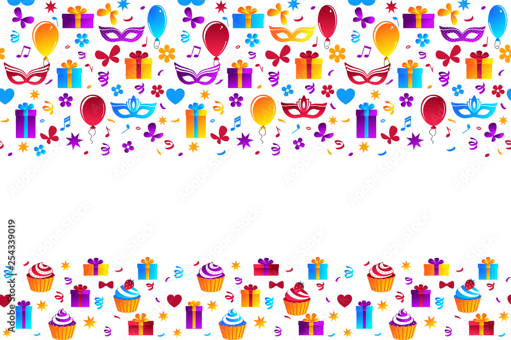Holidays, cheerful events. Bright cover Holidays, cheerful events. Bright cover