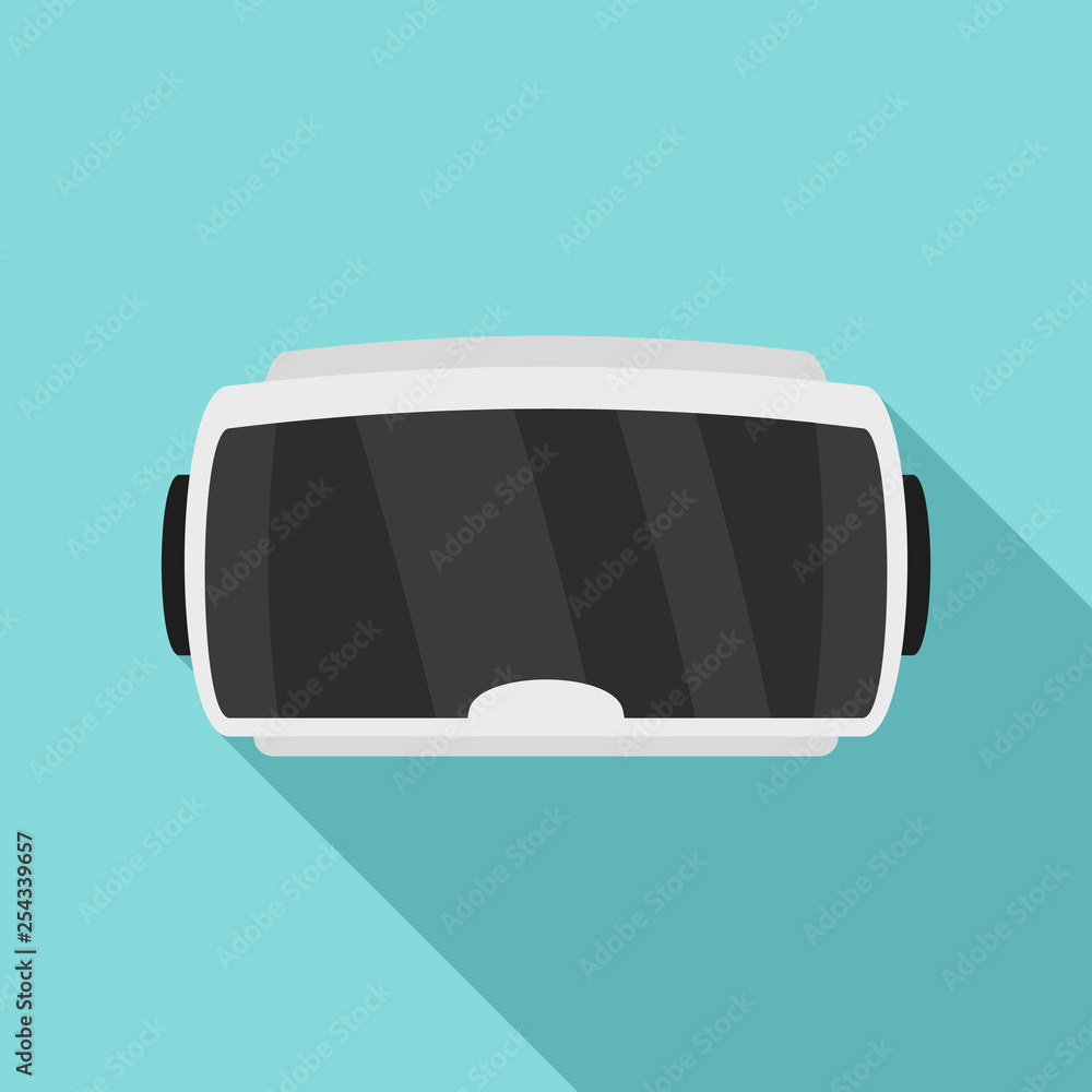 Modern game goggles icon. Flat illustration of modern game goggles vector icon for web design Modern game goggles icon. Flat illustration of modern game goggles vector icon for web design