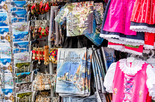 Assortment of a street shop, Hallstatt, Austria © tan4ikk