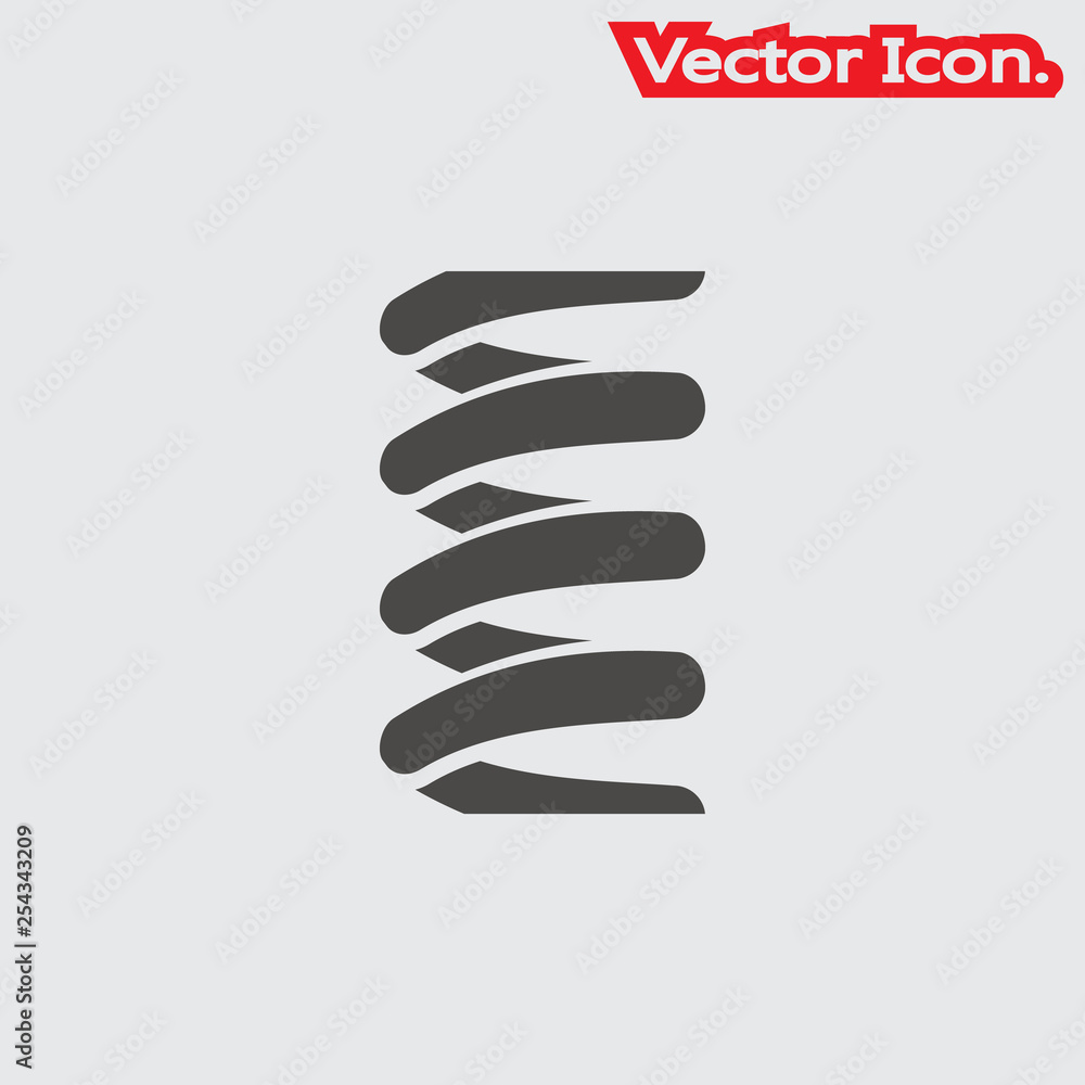 spring icon isolated sign symbol and flat style for app, web and digital design. Vector illustration. spring icon isolated sign symbol and flat style for app, web and digital design. Vector illustration.