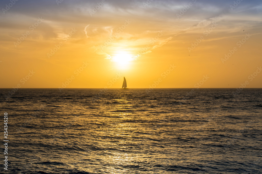 Dramatic vibrant sunset scenery in Key West, Florida Dramatic vibrant sunset scenery in Key West, Florida