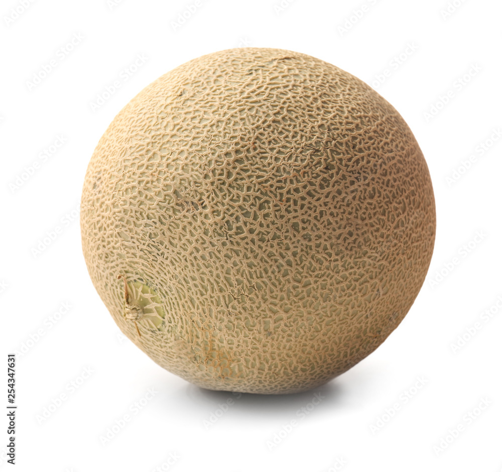 Tasty melon on white background Tasty melon on white background